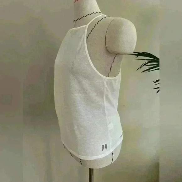 Victoria’s Secret Angels Lightweight White Open-Back Tank  | XS | Layering Tank - Picture 2 of 7